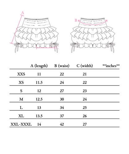 All Skirts Bundle! (+free bloomers)