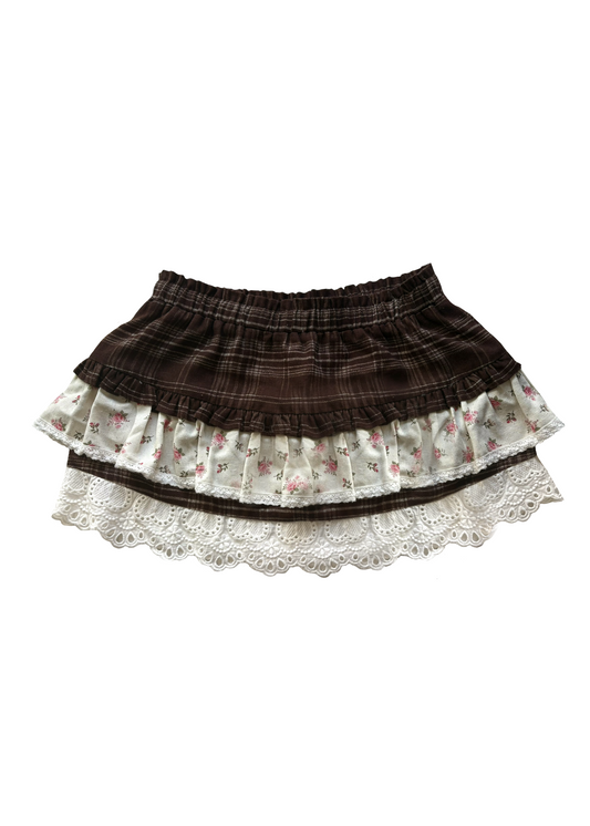 Flowerbed 3-Tiered Skirt